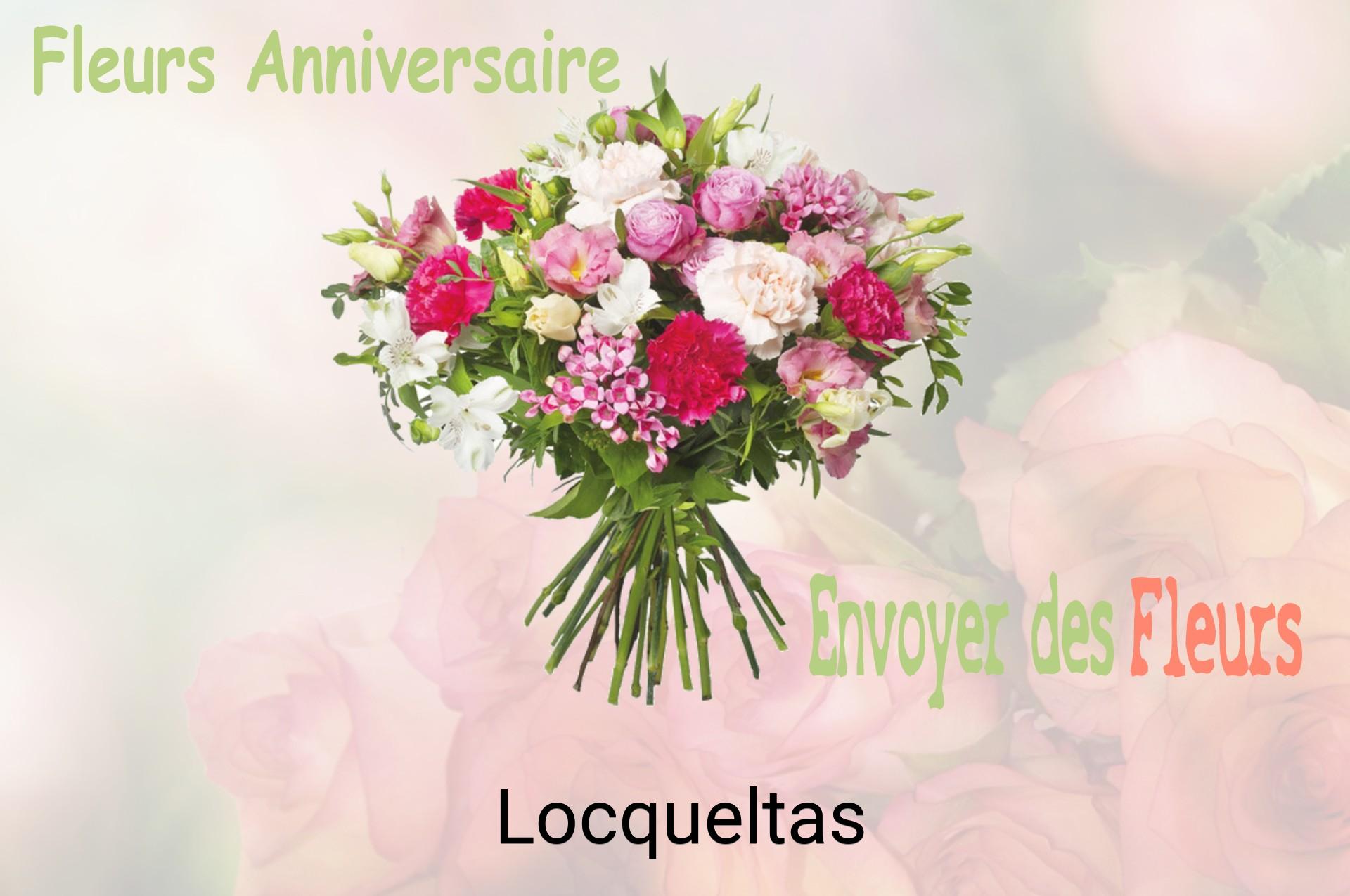 Bouquet de fleurs d’anniversaire livré à Locqueltas